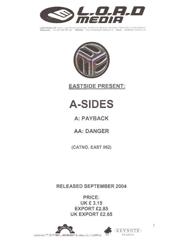 A-Sides - Payback / Danger