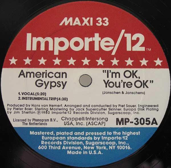 American Gypsy - I'm OK, You're OK