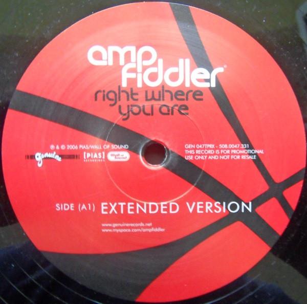 Amp Fiddler - Right Where You Are