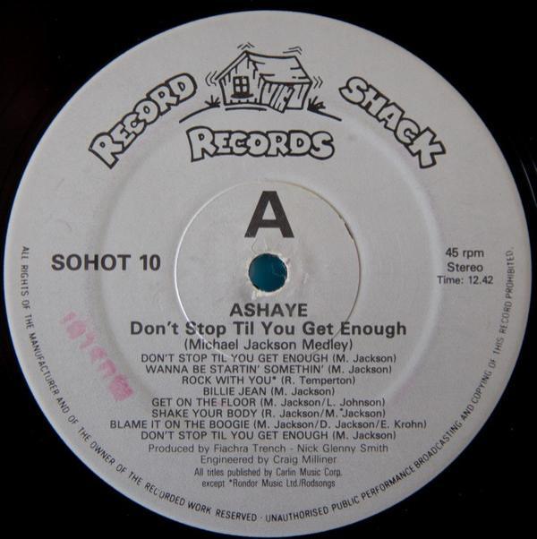 Ashaye - Don't Stop 'Til You Get Enough