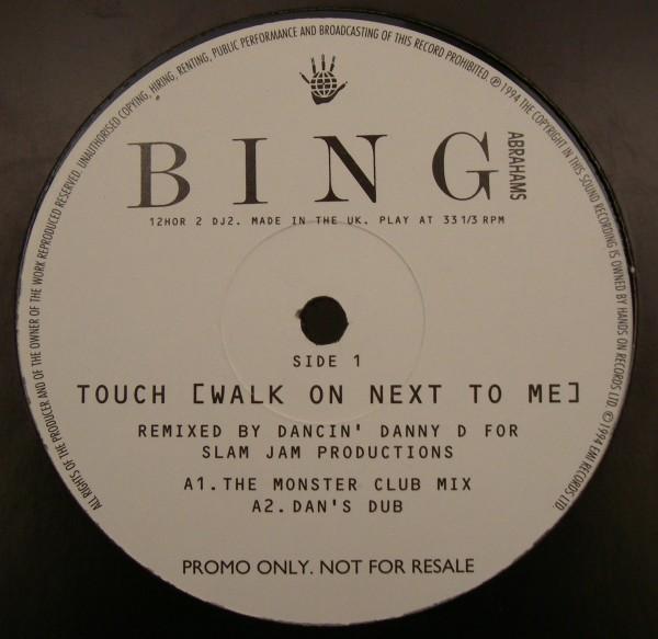 Bing Abrahams - Touch (Walk On Next To Me)