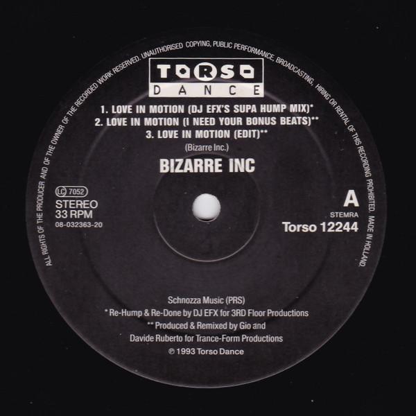 Bizarre Inc - Love In Motion (Remixes)
