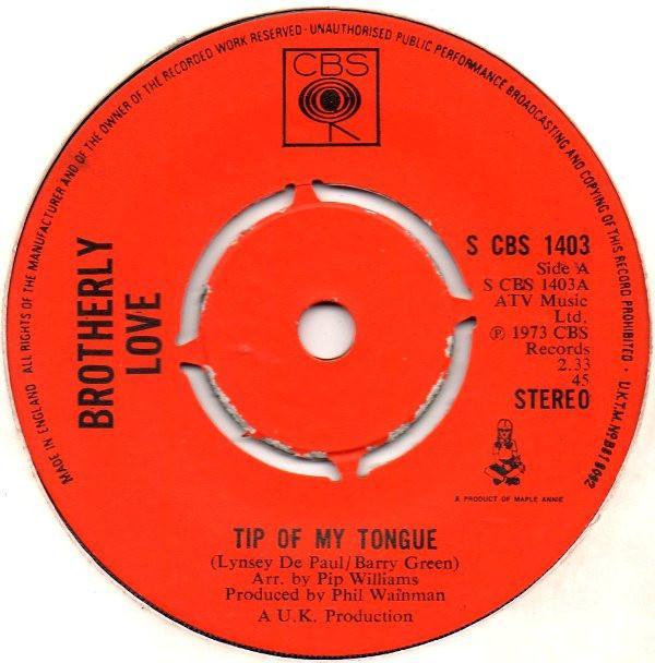 Brotherly Love  - Tip Of My Tongue