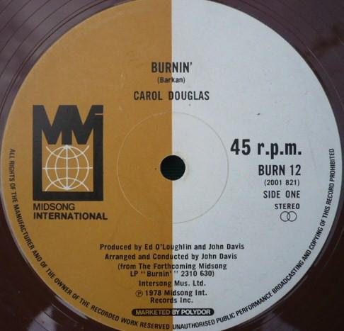 Carol Douglas - Burnin'