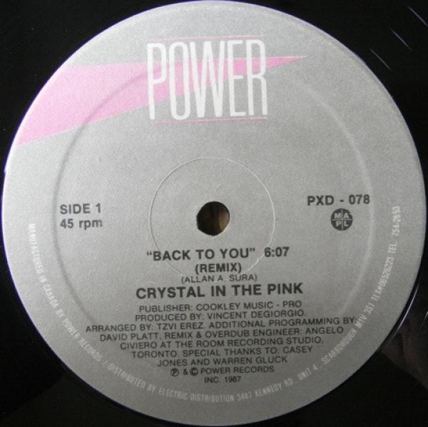 Crystal In The Pink - Back To You (Remix)
