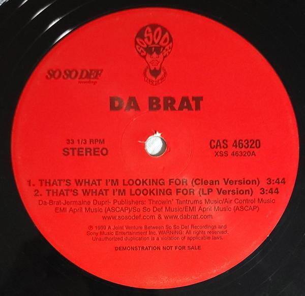 Da Brat - That's What I'm Looking For