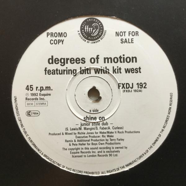 Degrees Of Motion, Biti Strauchn, Kit West - Shine On