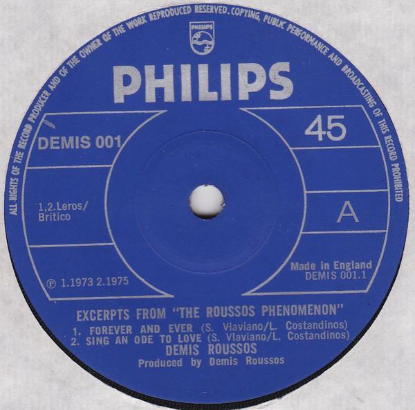 Demis Roussos - Excerpts From "The Roussos Phenomenon"