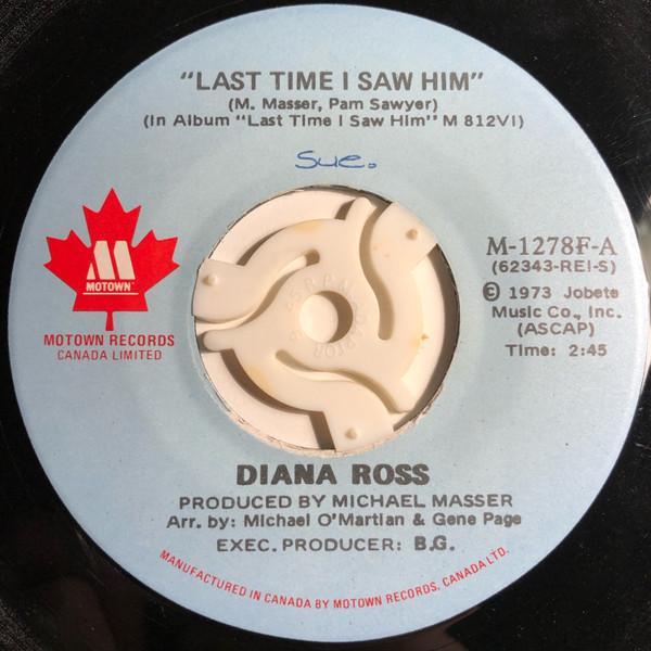 Diana Ross - Last Time I Saw Him / Save The Children