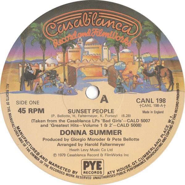 Donna Summer - Sunset People