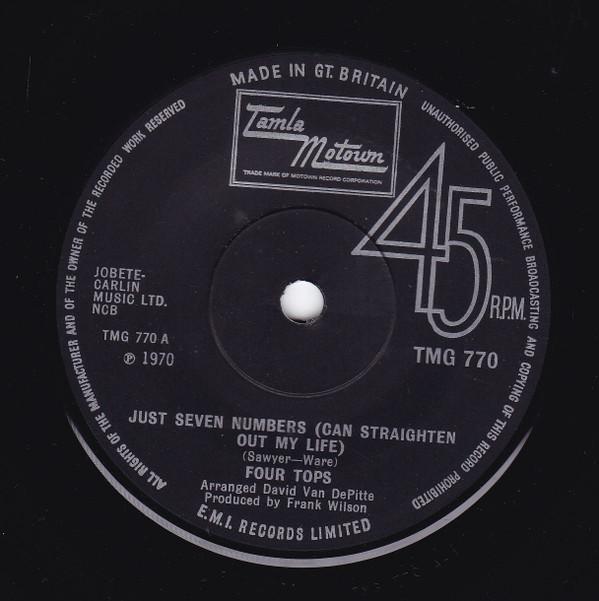 Four Tops - Just Seven Numbers (Can Straighten Out My Life)