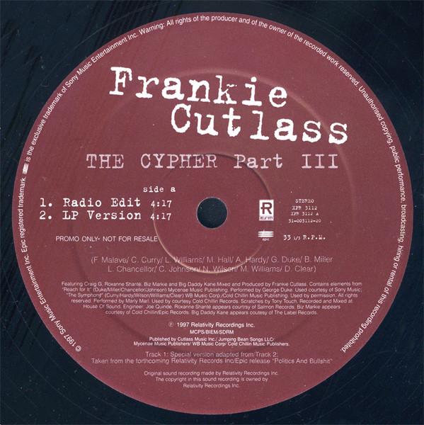 Frankie Cutlass - The Cypher Part III