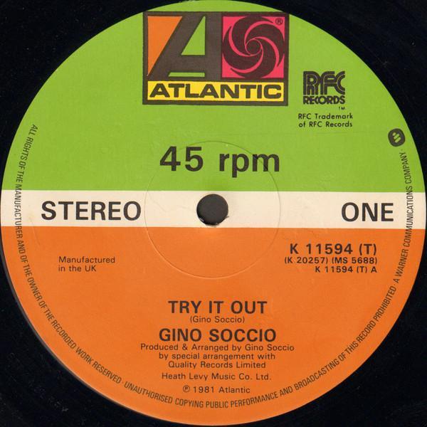 Gino Soccio - Try It Out