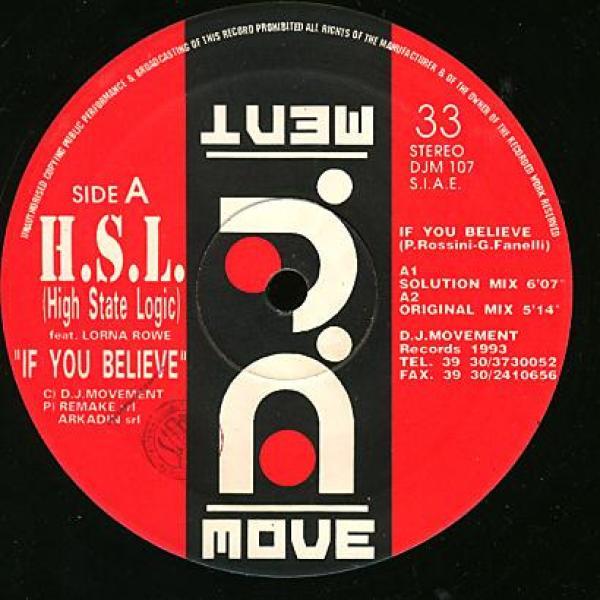 H.S.L., Lorna Rowe - If You Believe