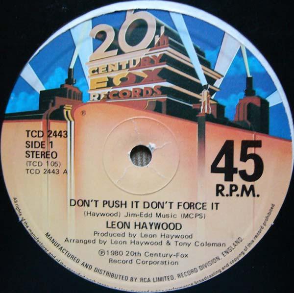 Leon Haywood - Don't Push It Don't Force It