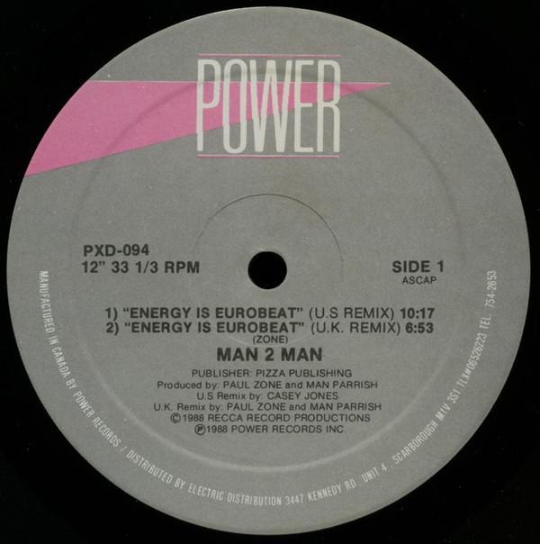 Man 2 Man - Energy Is Eurobeat