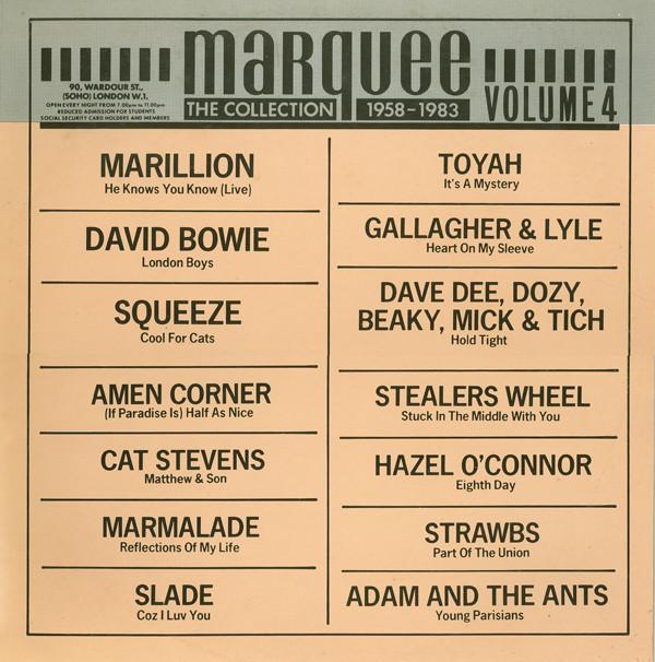  - Marquee - The Collection 1958-1983, Volume 4