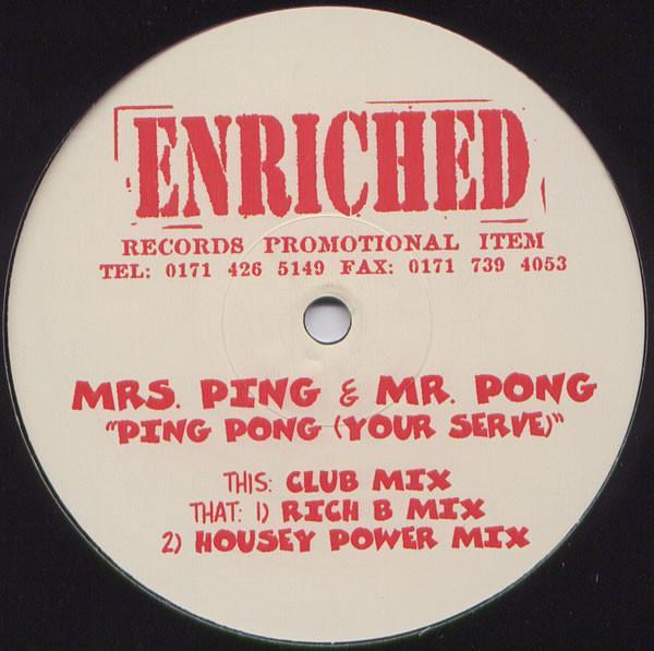 Mrs. Ping & Mr. Pong - Ping Pong (Your Serve)