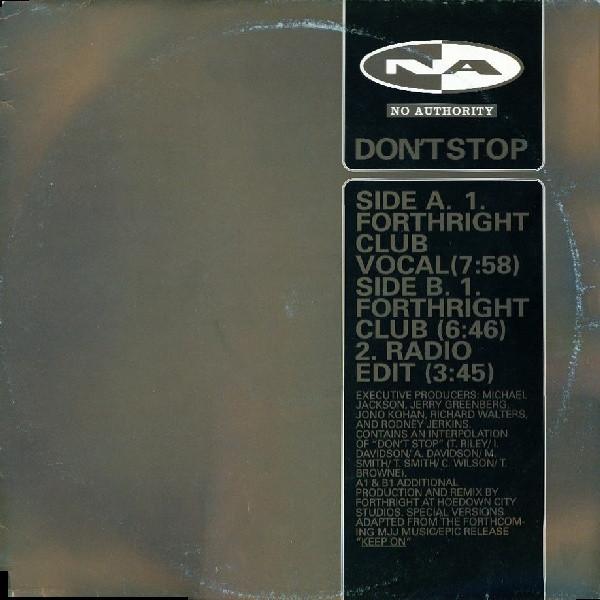 No Authority - Don't Stop