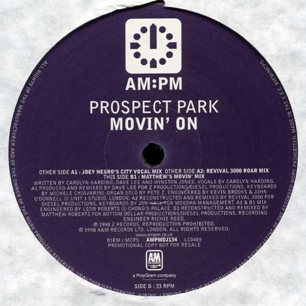 Prospect Park, Carolyn Harding - Movin' On