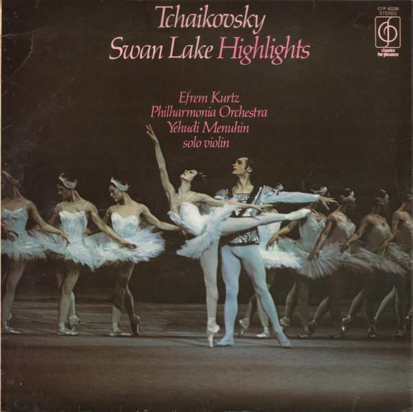 Pyotr Ilyich Tchaikovsky, Efrem Kurtz, Philharmonia Orchestra, Yehudi Menuhin - Swan Lake Highlights