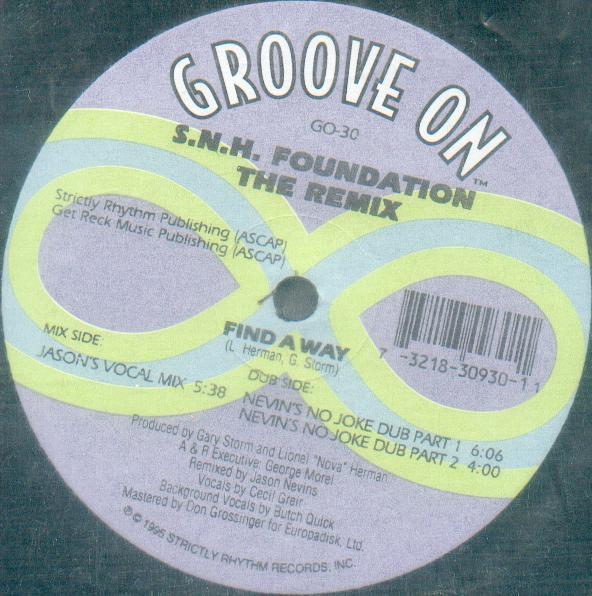 S.N.H. Foundation - Find A Way (The Remix)