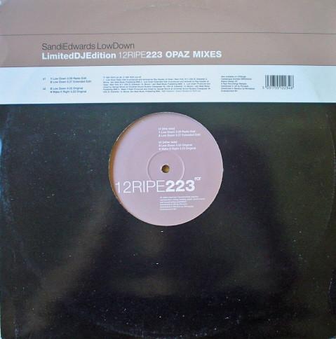 Sandi Edwards - Low Down (Opaz Mixes)