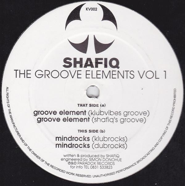 Shafiq - The Groove Elements Vol 1