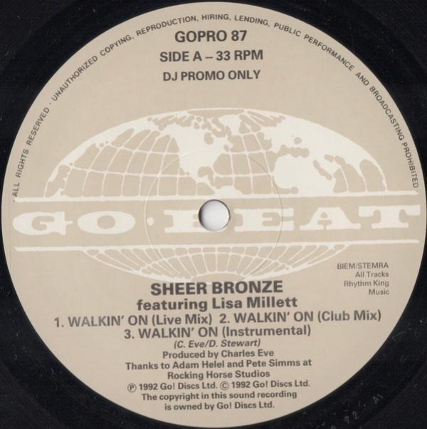 Sheer Bronze, Lisa Millett - Walkin' On