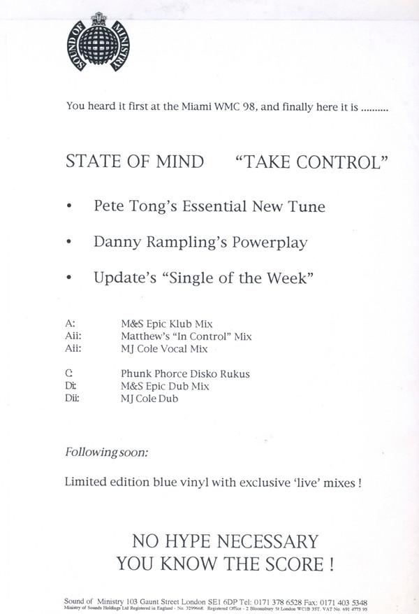 State Of Mind - Take Control