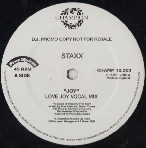 Staxx - Joy