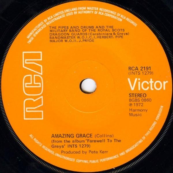 The Pipes And Drums Of The Royal Scots Dragoon Guards (Carabiniers And Greys), The Military Band Of The Royal Scots Dragoon Guards (Carabiniers And Greys) - Amazing Grace / Cornet Carillon