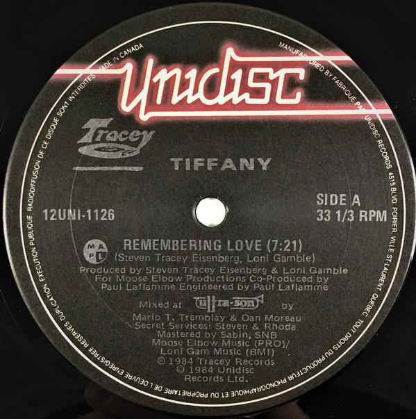 Tiffany  - Remembering Love
