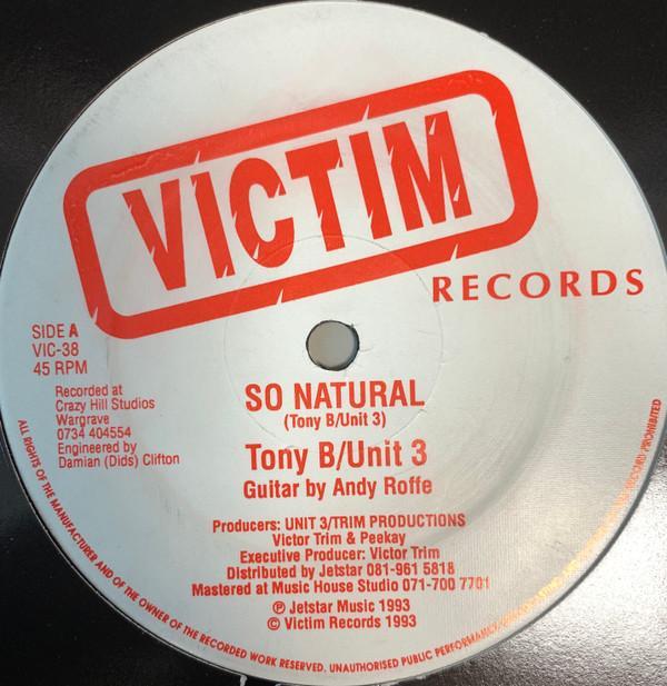 Tony B , Unit 3  - So Natural