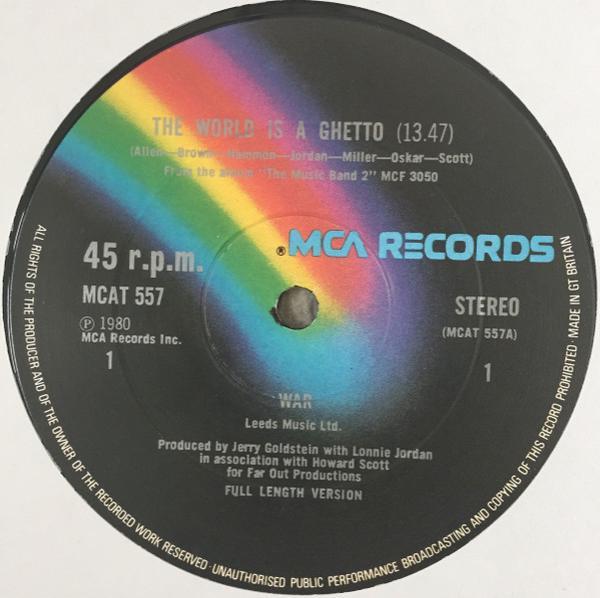 War - The World Is A Ghetto