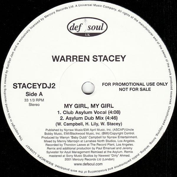 Warren Stacey - My Girl, My Girl